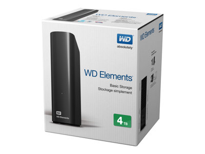 WD Elements 4TB HDD USB3.0 3.5inch RTL extern